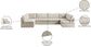 Jacob - Modular Sectional 6 Piece - Cream