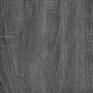 Colby - Accent Table Weathered Gray And Clear