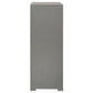 Ives - 5-Drawer Bedroom Chest Of Drawers - Gray High Gloss