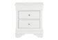 Pompei - Croc Nightstand - Metallic White