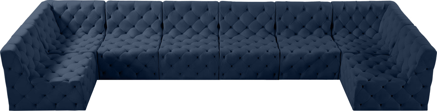 Tuft - Modular Sectional 8 Piece - Navy - Modern & Contemporary