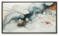 Foxenburg - Blue / Amber / White - Wall Art