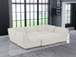 Miramar - Modular Sectional 6 Piece - Cream - Fabric - Modern & Contemporary