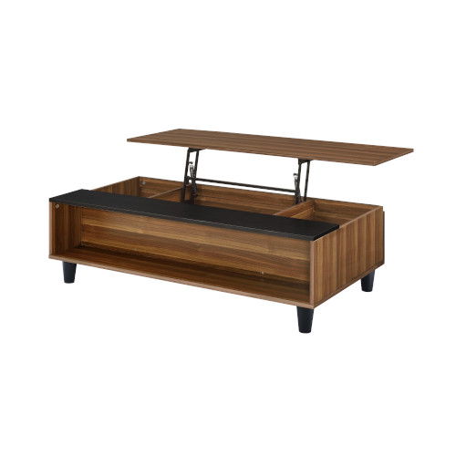 Avala - Coffee Table - Walnut & Black