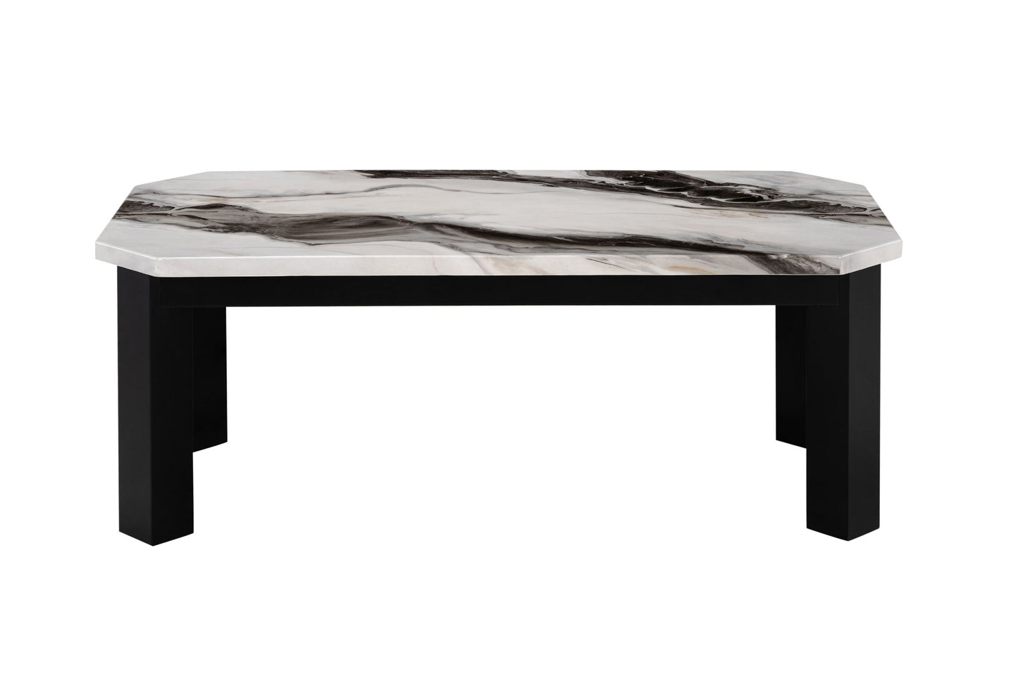 T06 - Coffee Table - Black / White