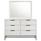 Sonora - 6-Drawer Dresser With Mirror - White