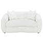 Isabella - Faux Sheepskin Upholstered Sofa Set