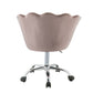 Micco - Office Chair - Rose Quartz Velvet & Chrome