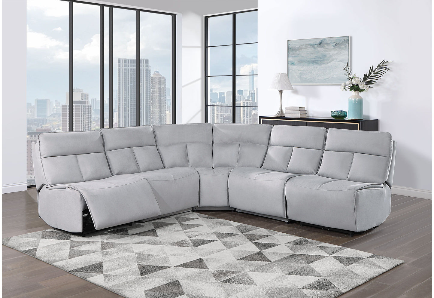 U6066 - Build It Your Way Sectional - Gray