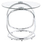 Warren - 3 Piece Occasional Set - Chrome And Clear