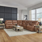 Cameron - 6 Piece Sectional - Dakota Saddle Leather