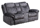 U2200 - Reclining Sofa And Console Glider Reclining Loveseat - Granite