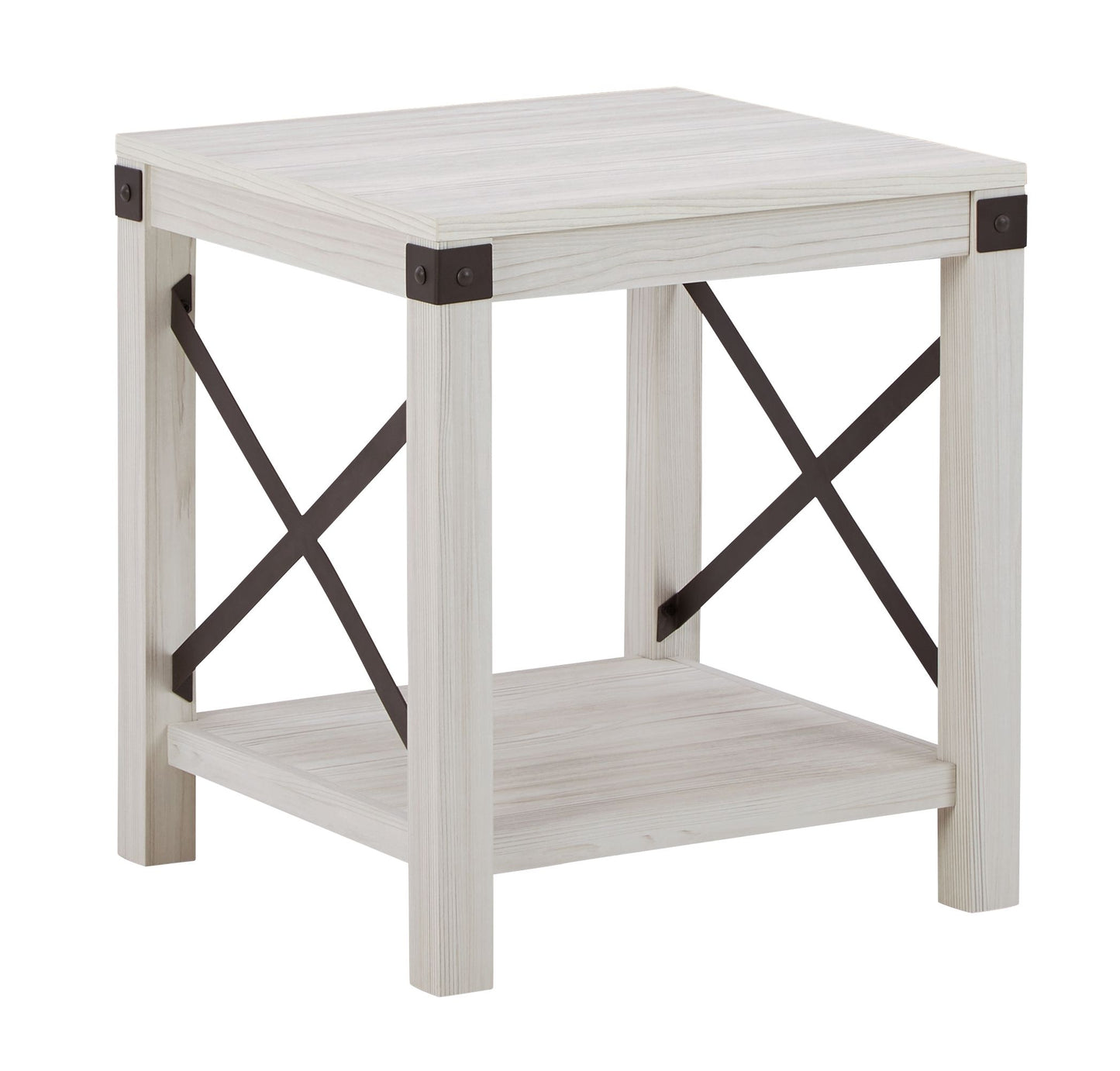 Bayflynn - Whitewash - 3 Pc. - Coffee Table, 2 End Tables