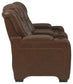 Backtrack - Chocolate - Pwr Rec Loveseat/Con/Adj Hdrst