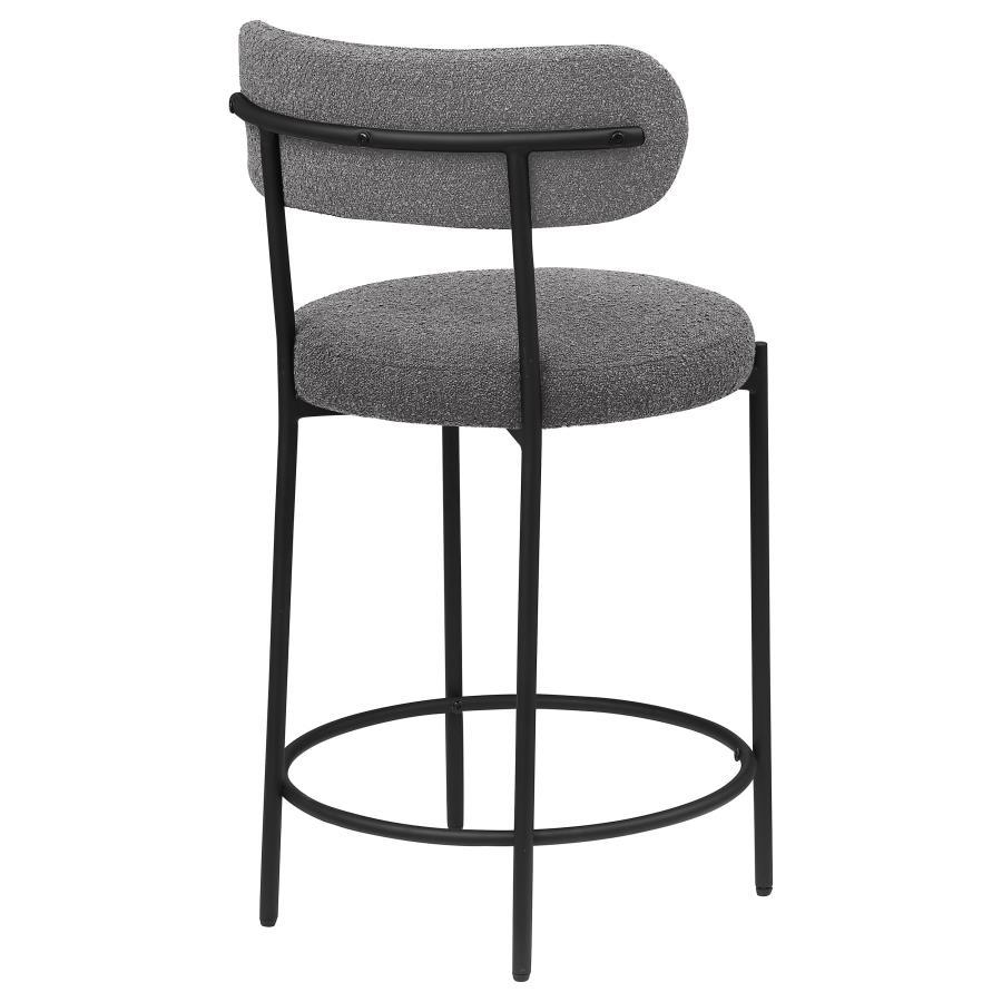 Viola - Boucle Upholstered Bar Stool (Set of 2)