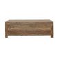 Esther - 6-Drawer Storage Coffee Table - Natural Sheesham