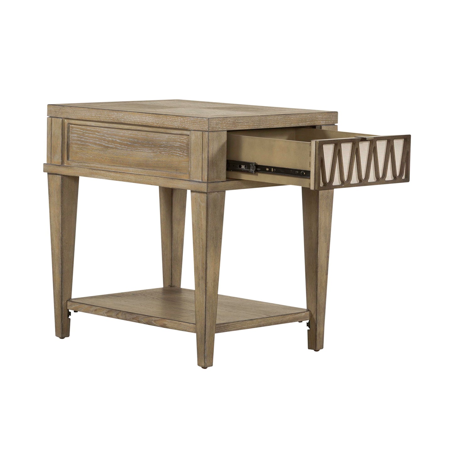 Devonshire - Chair Side Table - Weathered Sandstone