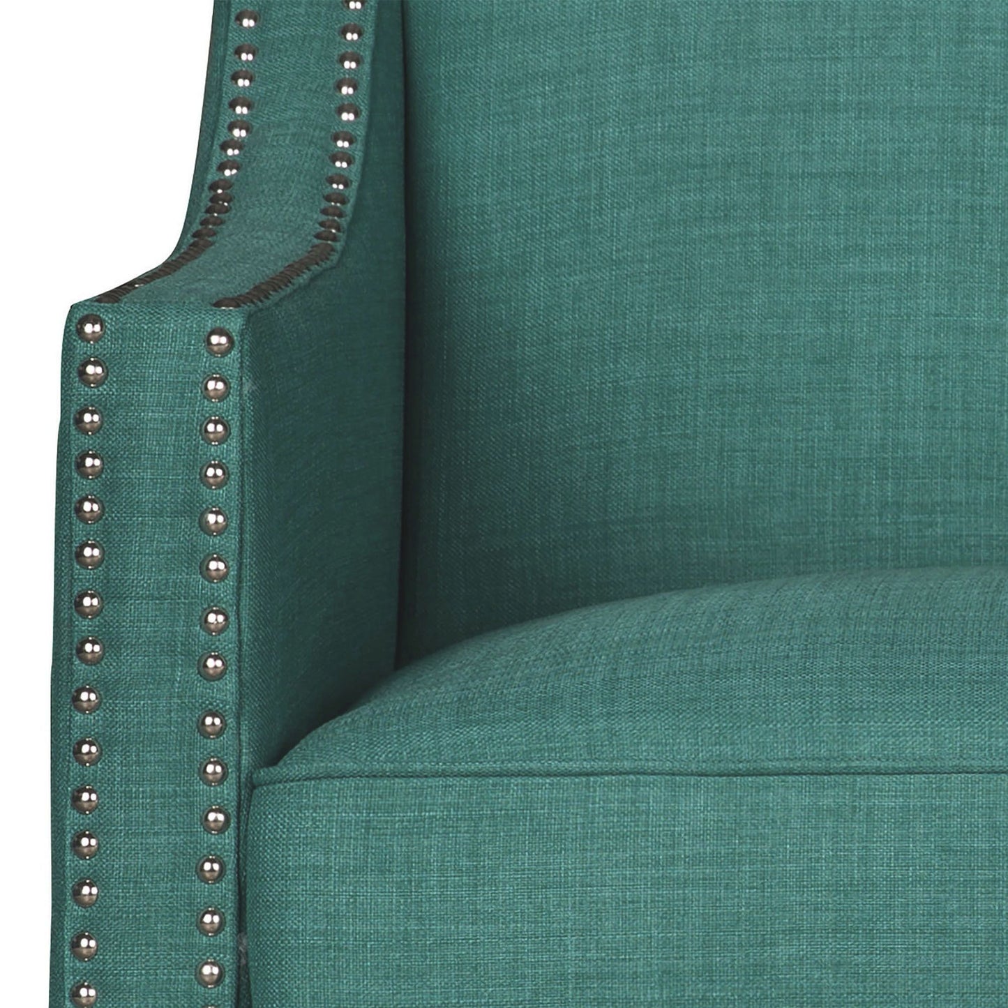 Erica - Chair With Chrome Nails Heirloom - Aqua / Teal