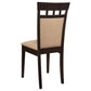 Gabriel - Closed BackSide Chairs (Set of 2) - Cappuccino