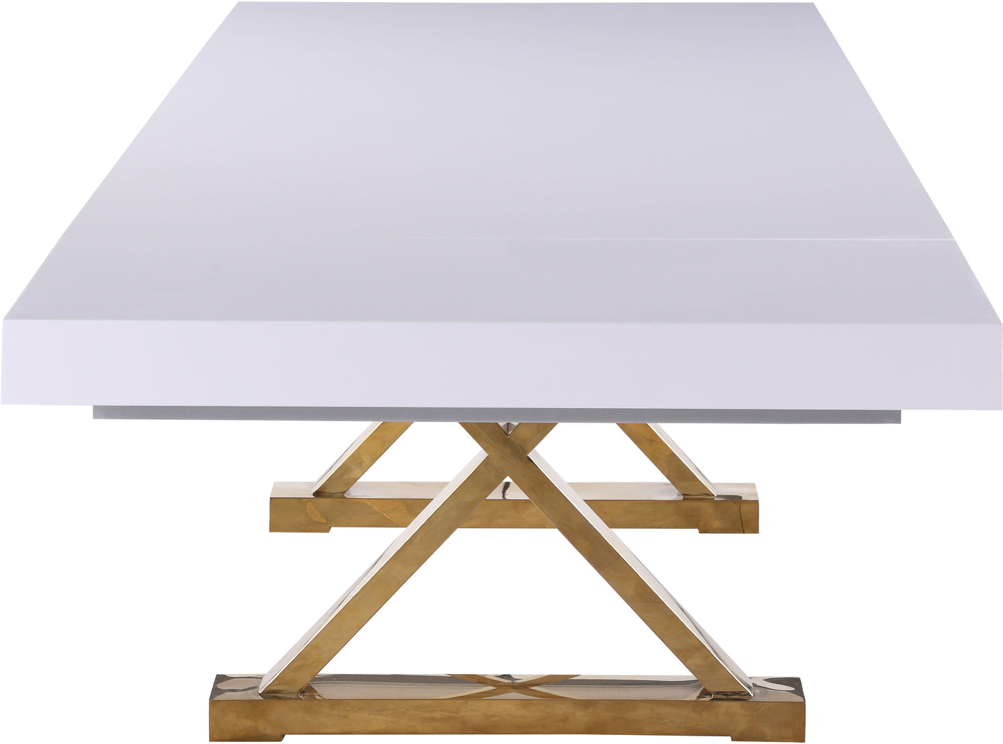 Excel - Extendable Dining Table with Gold Base