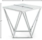 Skylar - End Table - Pearl Silver