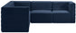 Quincy - Modular Sectional 5 Piece - Navy