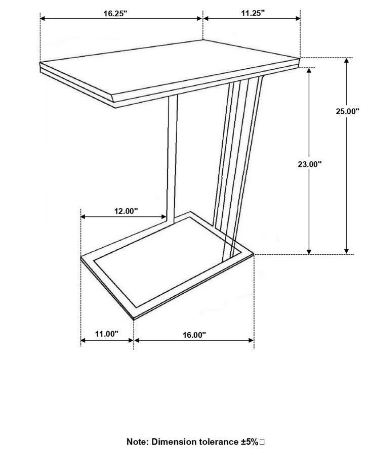 Vicente - Accent Table With Marble Top