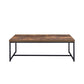 Bob - Coffee Table - Weathered Oak & Black