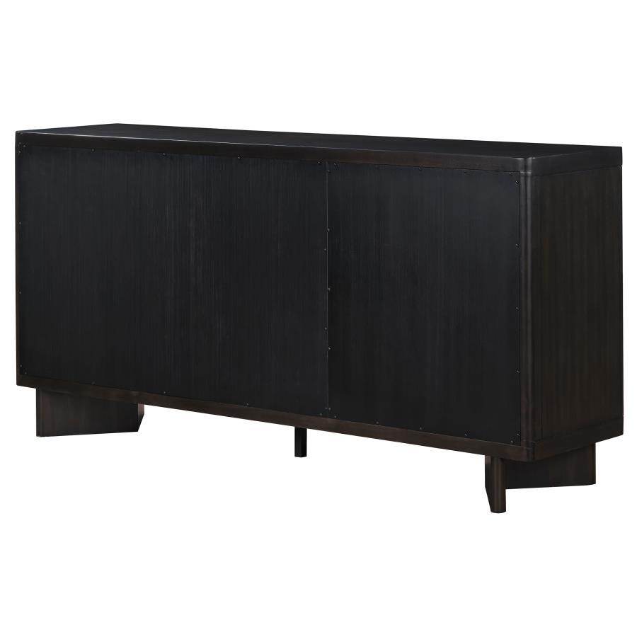 Hathaway - 3-Drawer Sideboard Buffet Cabinet - Acacia Brown