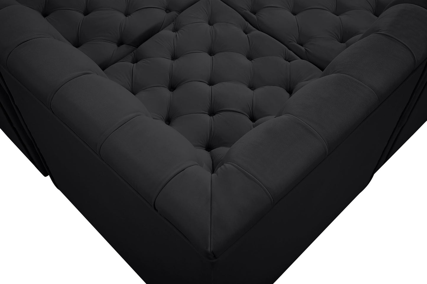 Tuft - Modular Sectional 7 Piece - Black - Fabric