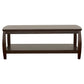 Dixon - Rectangular Coffee Table With Lower Shelf - Espresso