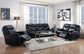 Ralorel - Recliner - Black Top Grain Leather