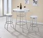 Retro - 3 Pieces Round 1950s Bistro Pub Bar Table Set