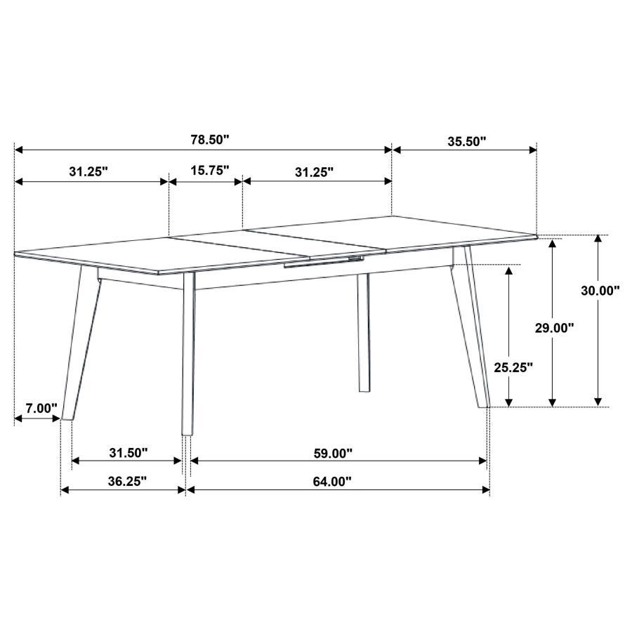 Crestmont - Extension Leaf Dining Table Set