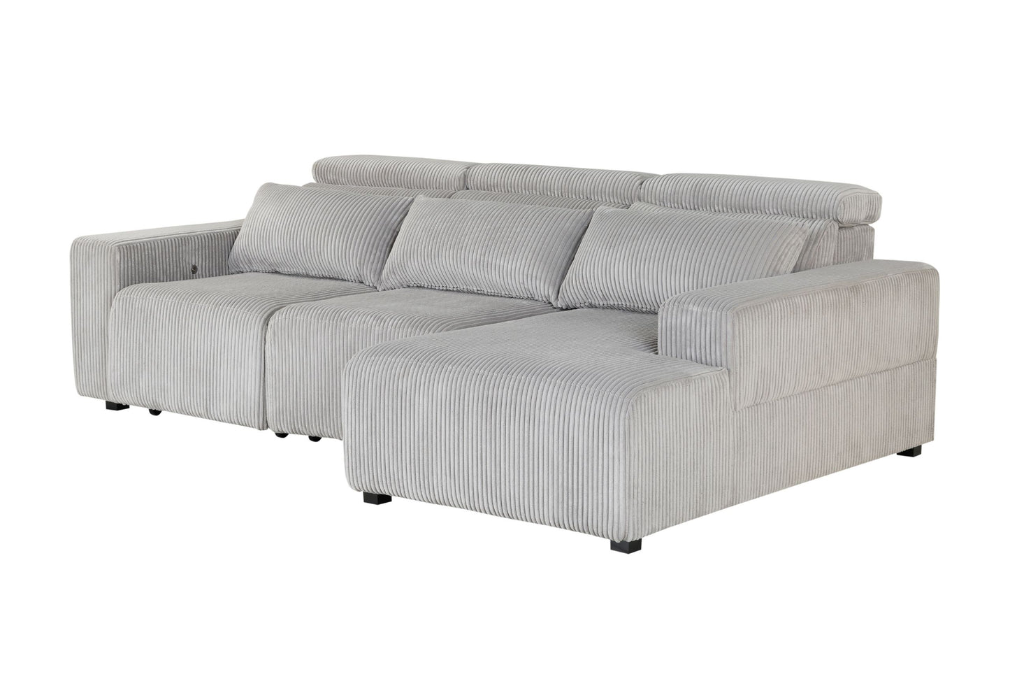 U5945 - Power Sectional - Gray