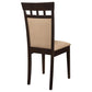 Gabriel - Closed BackSide Chairs (Set of 2) - Cappuccino