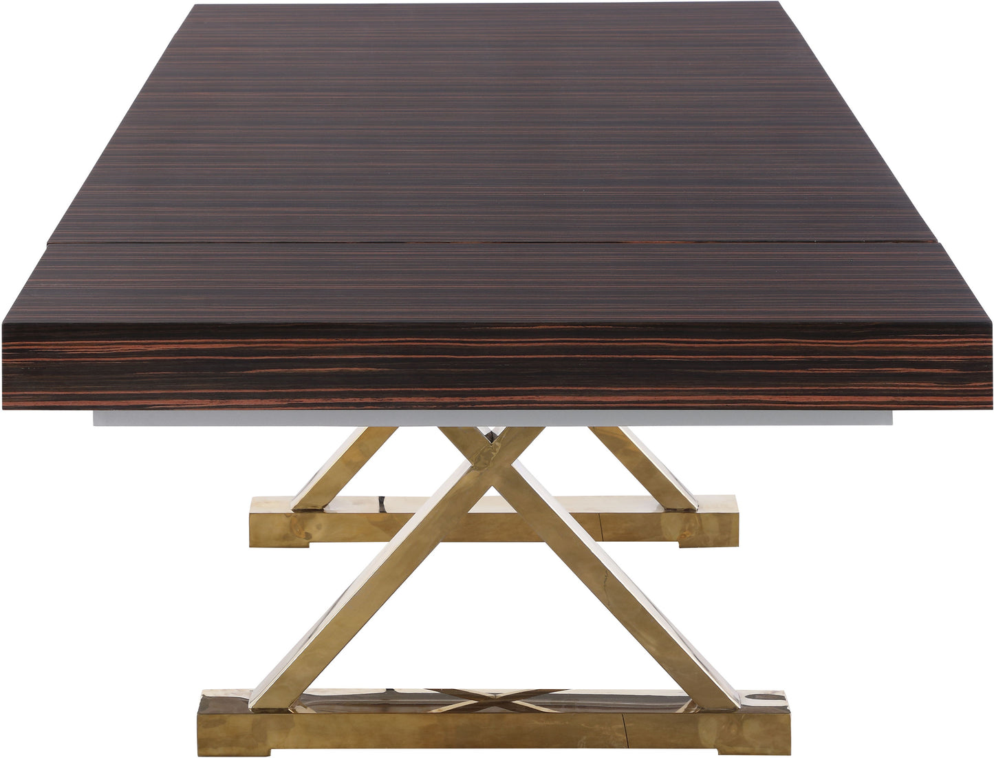 Excel - Extendable Dining Table with Gold Base