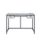 Wearn - Writing Desk - Weathered Gray & Black Finish