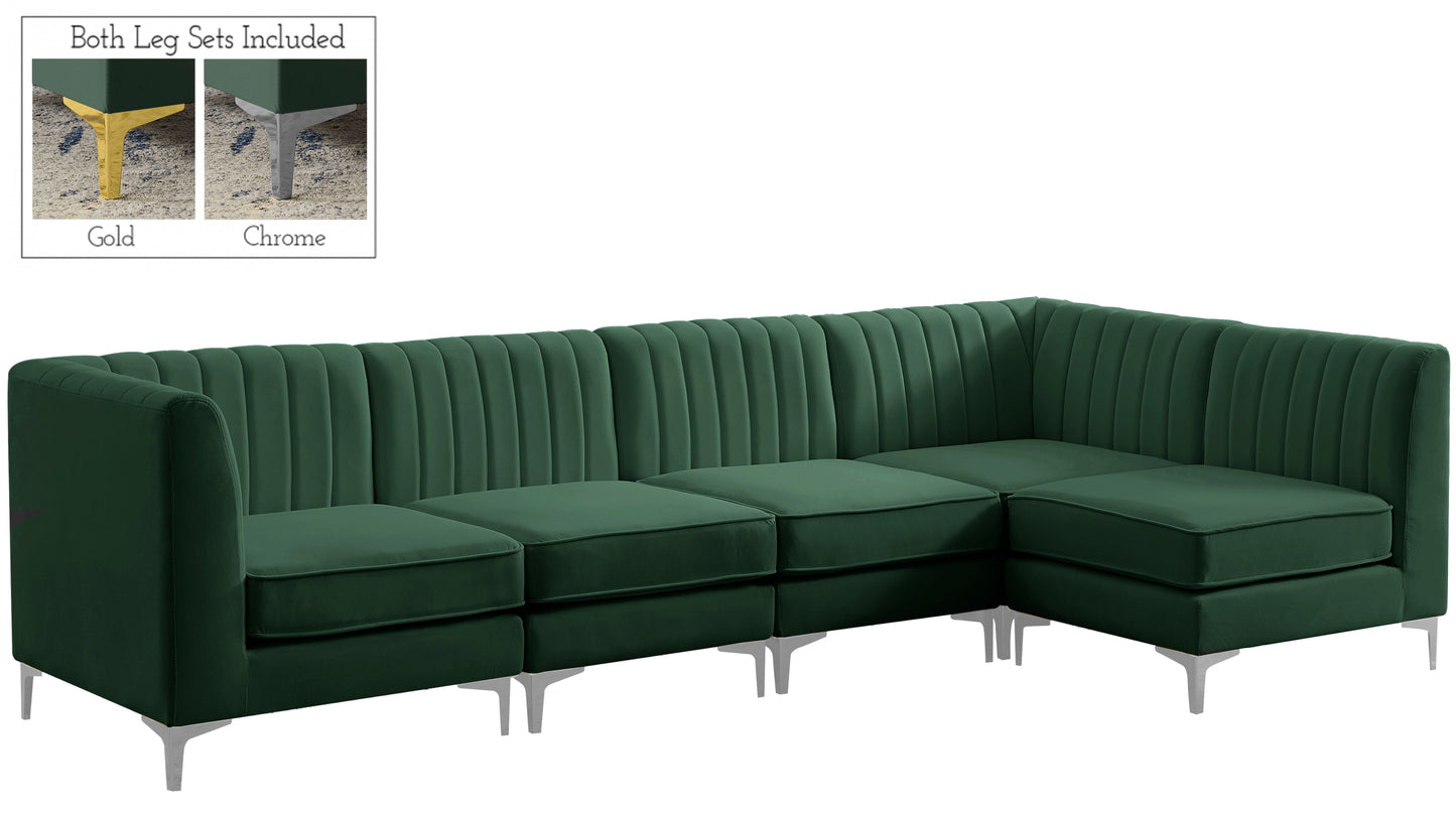 Alina - Modular Sectional - Green