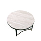 Ayser - Coffee Table - White Washed & Black