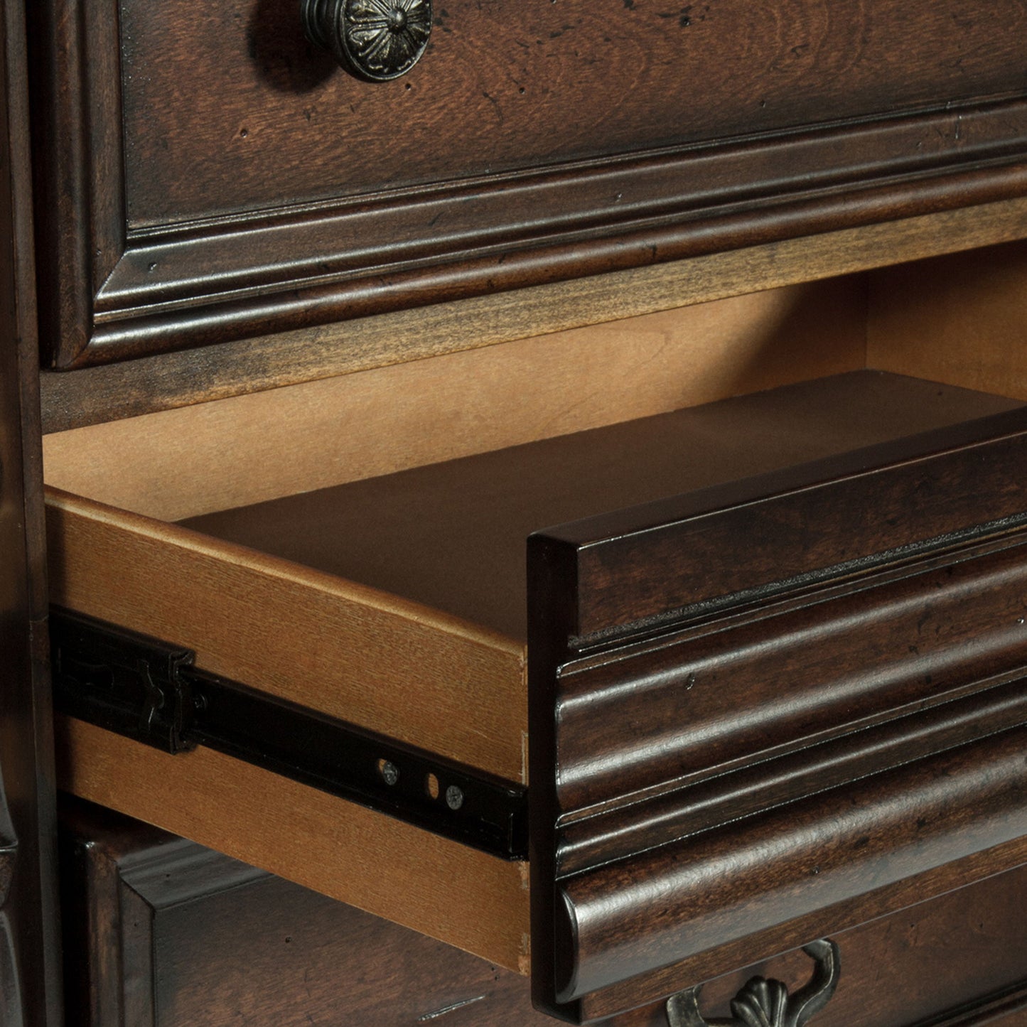 Arbor Place - Dresser & Mirror - Dark Brown