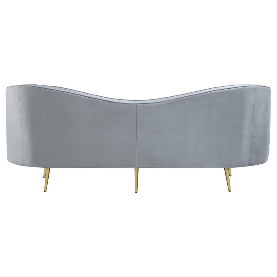 Sophia - Upholstered Camel Back Sofa