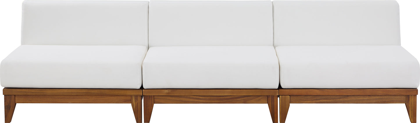 Rio - Modular Sofa - Off White - Wood