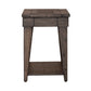 Arrowcreek - Chair Side Table - Dark Brown