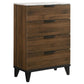 Mays - 4-Drawer Bedroom Chest - Walnut