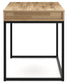 Gerdanet - Light Brown / Black - Home Office Lift Top Desk