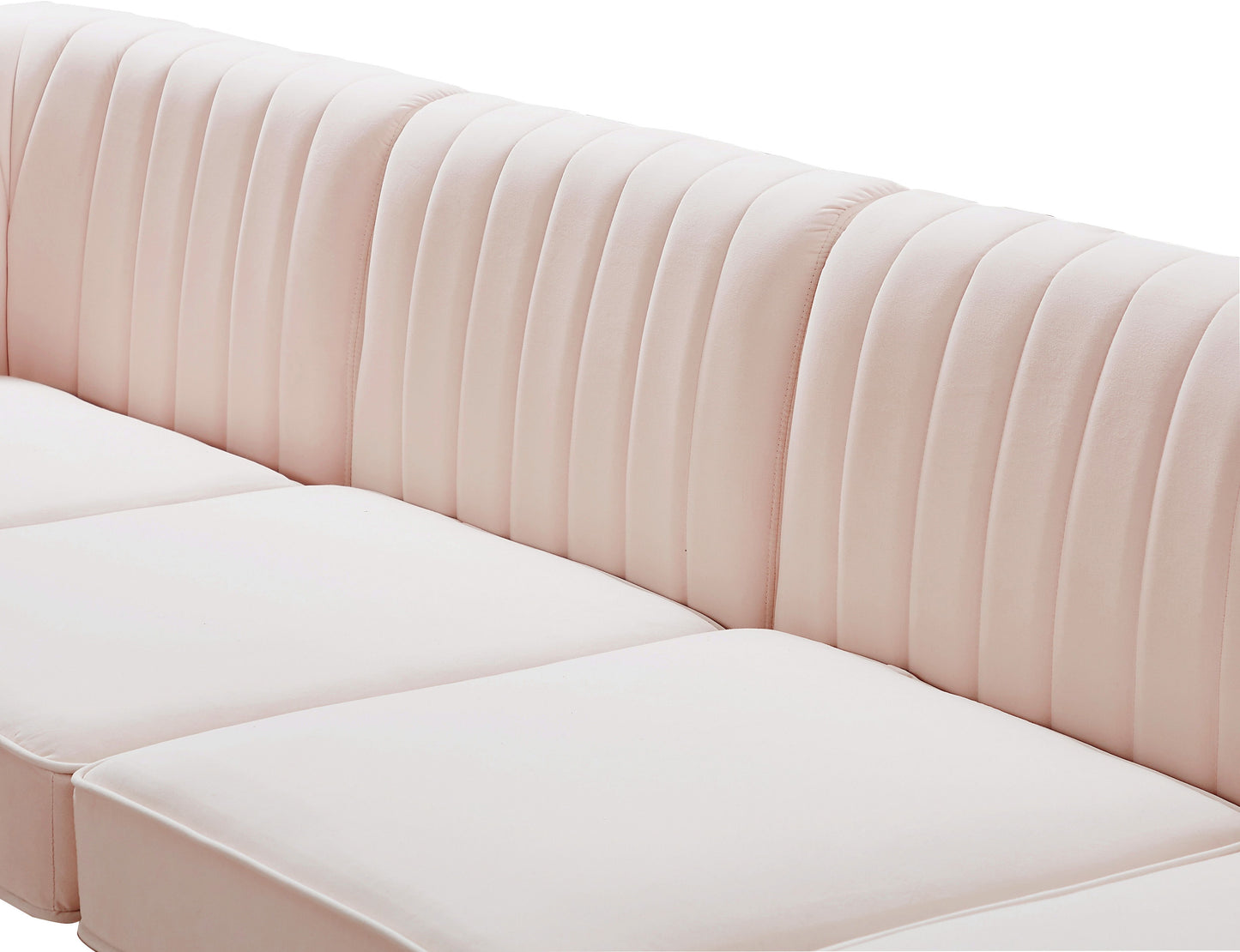 Alina - Modular Sectional - Pink - Modern & Contemporary