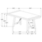 Newport - Rectangular Trestle Dining Table Set