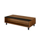 Avala - Coffee Table - Walnut & Black