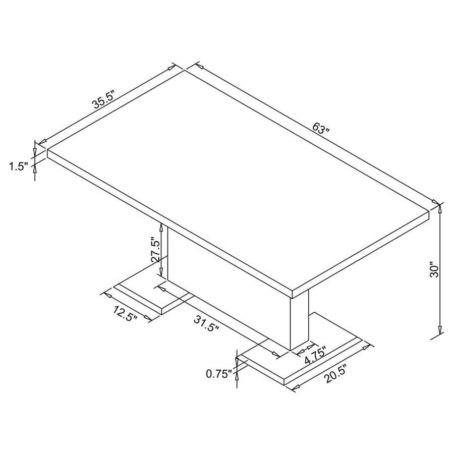 Anges - Dining Table Set